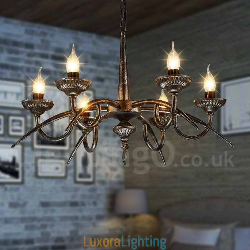 Designer Touch Decorative Industrial Style Steel Lighting Store Pendant Chandelier Light