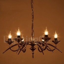 Designer Touch Decorative Industrial Style Steel Lighting Store Pendant Chandelier Light