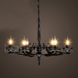 Designer Touch Decorative Industrial Style Steel Lighting Store Pendant Chandelier Light