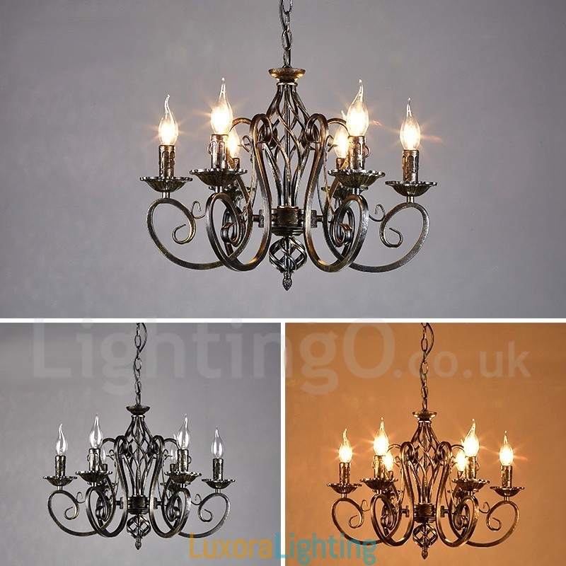 Designer Touch Decorative Industrial Style Steel Lighting Store Pendant Chandelier Light
