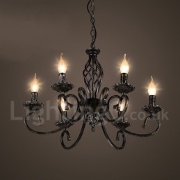 Designer Touch Decorative Industrial Style Steel Lighting Store Pendant Chandelier Light