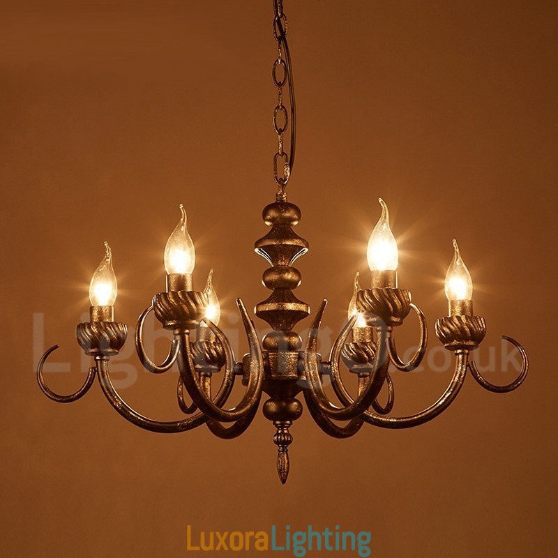 Designer Touch Decorative Industrial Style Steel Lighting Store Pendant Chandelier Light