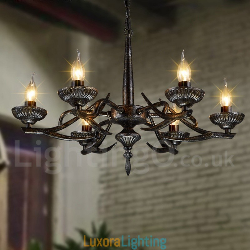 Designer Touch Decorative Industrial Style Steel Lighting Store Pendant Chandelier Light