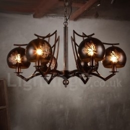 Designer Touch Decorative Industrial Style Steel Lighting Store Pendant Chandelier Light