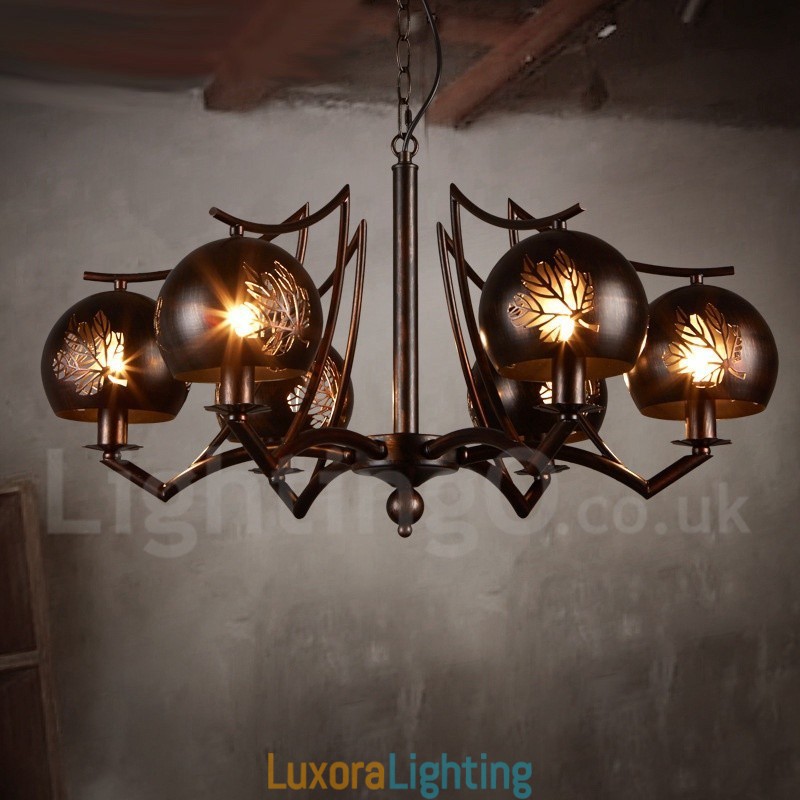 Designer Touch Decorative Industrial Style Steel Lighting Store Pendant Chandelier Light