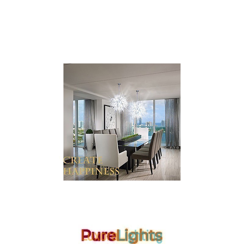 Designer Touch Decorative Chandelier Pendant Light imitated Crystal Globe