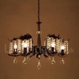 Designer Touch Decorative Industrial Style Steel Lighting Store Pendant Chandelier Light