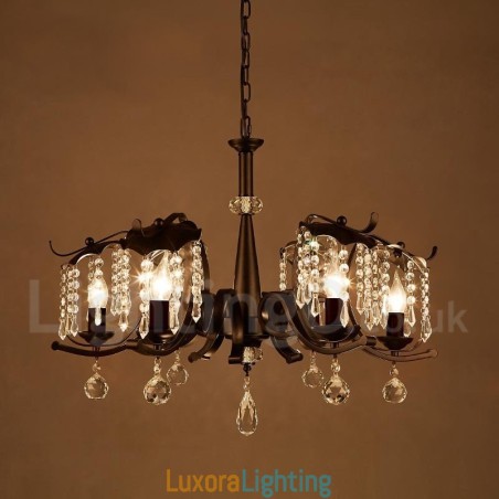 Designer Touch Decorative Industrial Style Steel Lighting Store Pendant Chandelier Light
