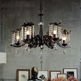 Designer Touch Decorative Industrial Style Steel Lighting Store Pendant Chandelier Light