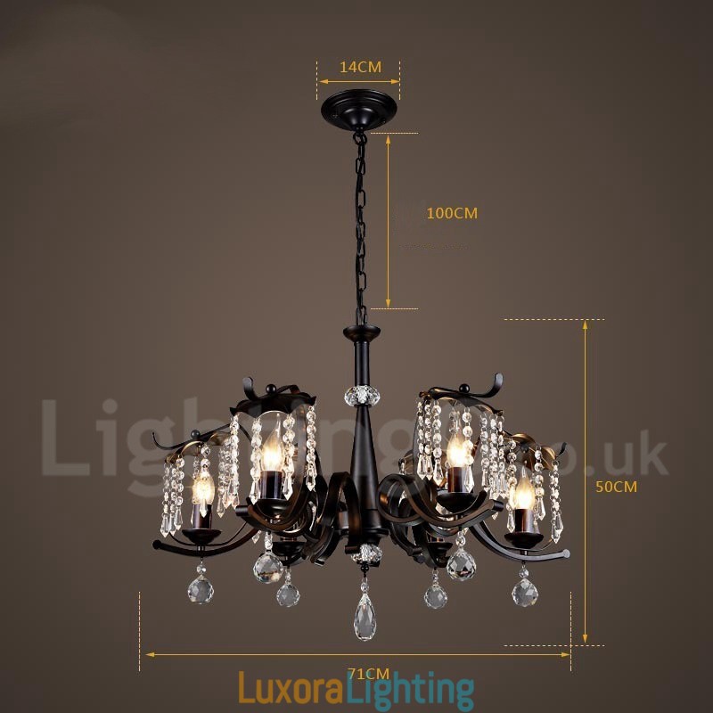 Designer Touch Decorative Industrial Style Steel Lighting Store Pendant Chandelier Light