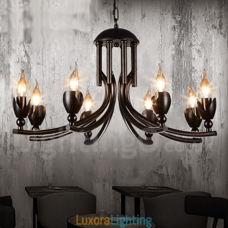 Designer Touch Decorative Industrial Style Steel Lighting Store Pendant Chandelier Light