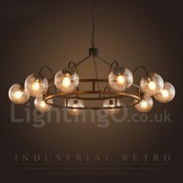 Designer Touch Decorative Industrial Style Steel Lighting Store Pendant Chandelier Light