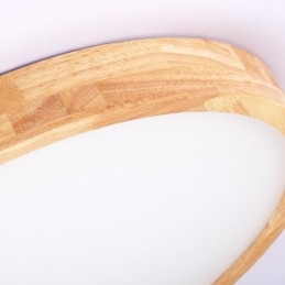 Designer Touch Decorative Ultra thin Round Wood Ceiling Lamp Solid Wood Acrylic Ceiling Lamp Nordic Lights