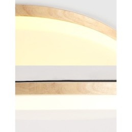 Designer Touch Decorative Nordic Round Ceiling Lamp Simple Modern Solid Wood Lamp Ultra thin Ceiling Lamp