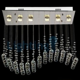 Designer Touch Decorative Modern Contemporary Chandelier Flush mount Pendant Fixture Crystal Rain Drop Light