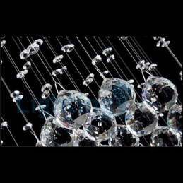 Designer Touch Decorative Modern Contemporary Chandelier Flush mount Pendant Fixture Crystal Rain Drop Light