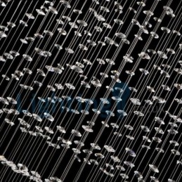 Designer Touch Decorative Modern Contemporary Chandelier Flush mount Pendant Fixture Crystal Rain Drop Light