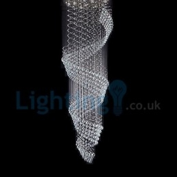 Designer Touch Decorative Modern Contemporary Chandelier Flush mount Pendant Fixture Crystal Rain Drop Light