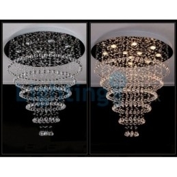 Designer Touch Decorative Modern Contemporary Chandelier Flush mount Pendant Fixture Crystal Rain Drop Light