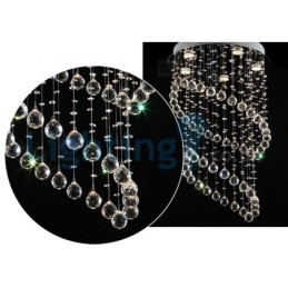 Designer Touch Decorative Modern Contemporary Chandelier Flush mount Pendant Fixture Crystal Rain Drop Light