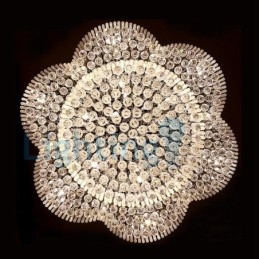 Designer Touch Decorative Modern Contemporary Chandelier Flush mount Pendant Fixture Crystal Rain Drop Light