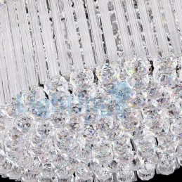 Designer Touch Decorative Modern Contemporary Chandelier Flush mount Pendant Fixture Crystal Rain Drop Light