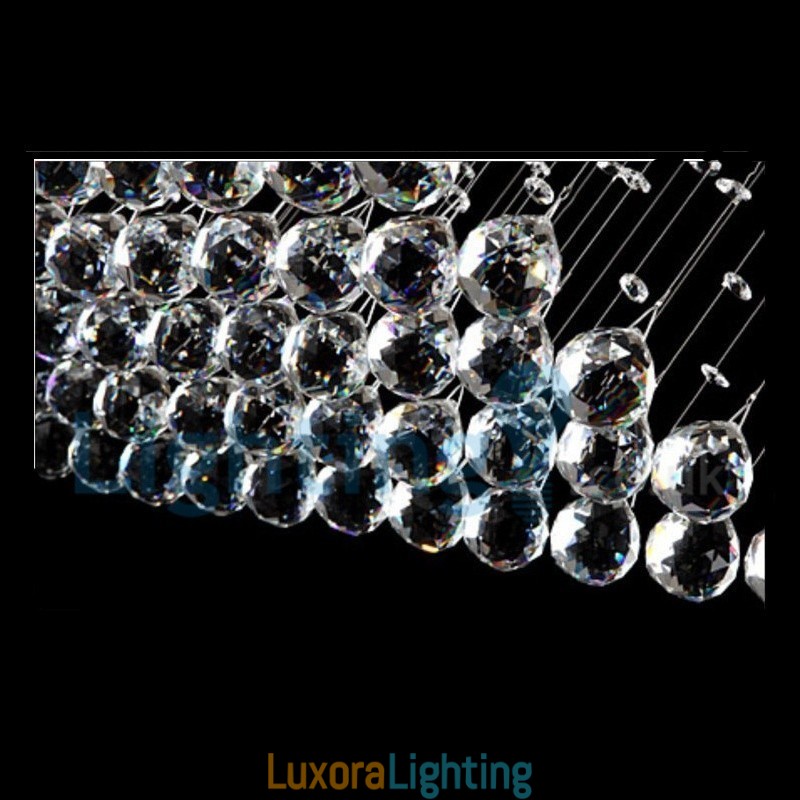 Designer Touch Decorative Modern Contemporary Chandelier Flush mount Pendant Fixture Crystal Rain Drop Light