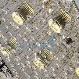 Designer Touch Decorative Modern Contemporary Chandelier Flush mount Pendant Fixture Crystal Rain Drop Light