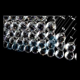 Designer Touch Decorative Modern Contemporary Chandelier Flush mount Pendant Fixture Crystal Rain Drop Light