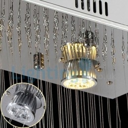 Designer Touch Decorative Modern Contemporary Chandelier Flush mount Pendant Fixture Crystal Rain Drop Light