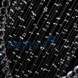 Designer Touch Decorative Modern Contemporary Chandelier Flush mount Pendant Fixture Crystal Rain Drop Light