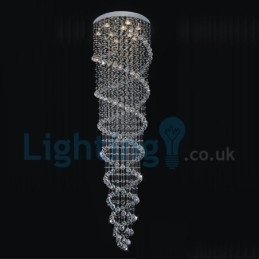 Designer Touch Decorative Modern Contemporary Chandelier Flush mount Pendant Fixture Crystal Rain Drop Light