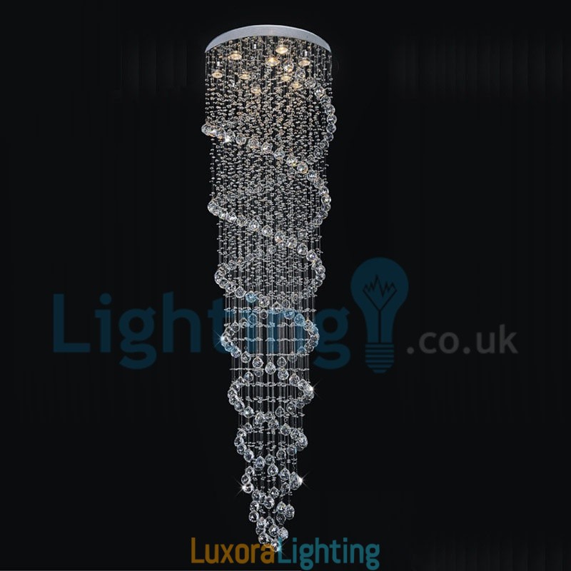 Designer Touch Decorative Modern Contemporary Chandelier Flush mount Pendant Fixture Crystal Rain Drop Light