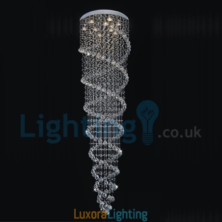Designer Touch Decorative Modern Contemporary Chandelier Flush mount Pendant Fixture Crystal Rain Drop Light