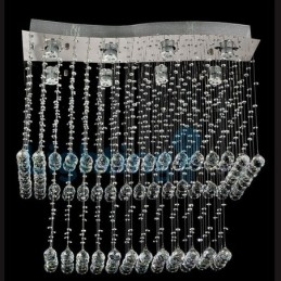 Designer Touch Decorative Modern Contemporary Chandelier Flush mount Pendant Fixture Crystal Rain Drop Light