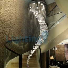Designer Touch Decorative Modern Contemporary Chandelier Flush mount Pendant Fixture Crystal Rain Drop Light