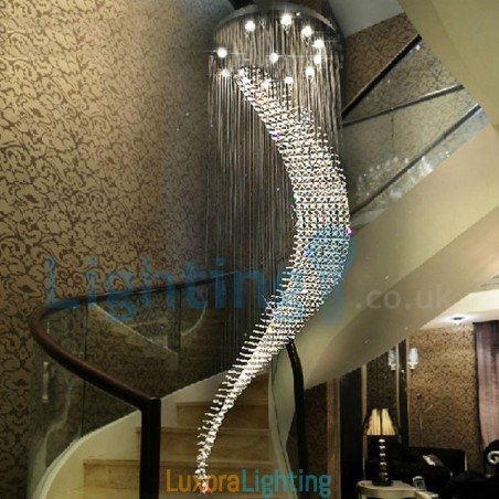 Designer Touch Decorative Modern Contemporary Chandelier Flush mount Pendant Fixture Crystal Rain Drop Light