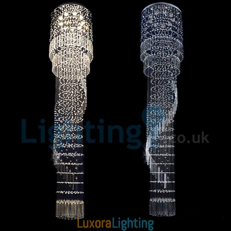 Designer Touch Decorative Modern Contemporary Chandelier Flush mount Pendant Fixture Crystal Rain Drop Light