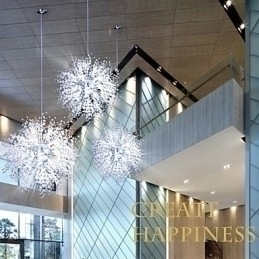 Designer Touch Decorative Chandelier Pendant Light imitated Crystal Globe