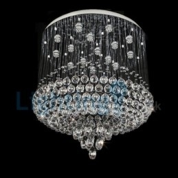 Designer Touch Decorative Modern Contemporary Chandelier Flush mount Pendant Fixture Crystal Rain Drop Light
