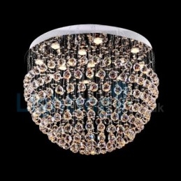 Designer Touch Decorative Modern Contemporary Chandelier Flush mount Pendant Fixture Crystal Rain Drop Light
