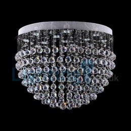 Designer Touch Decorative Modern Contemporary Chandelier Flush mount Pendant Fixture Crystal Rain Drop Light