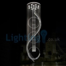 Designer Touch Decorative Modern Contemporary Chandelier Flush mount Pendant Fixture Crystal Rain Drop Light