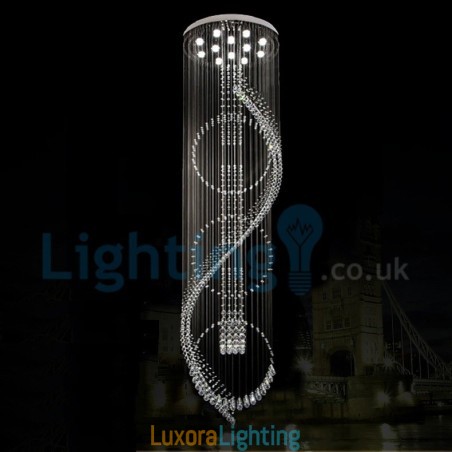 Designer Touch Decorative Modern Contemporary Chandelier Flush mount Pendant Fixture Crystal Rain Drop Light