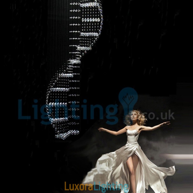 Designer Touch Decorative Modern Contemporary Chandelier Flush mount Pendant Fixture Crystal Rain Drop Light