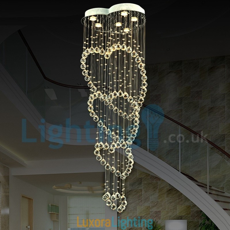 Designer Touch Decorative Modern Contemporary Chandelier Flush mount Pendant Fixture Crystal Rain Drop Light