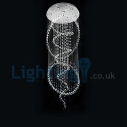 Designer Touch Decorative Modern Contemporary Chandelier Flush mount Pendant Fixture Crystal Rain Drop Light
