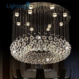 Designer Touch Decorative Crystal Chandelier Modern Bird Nest Luxury Duplex Ceiling Lamp