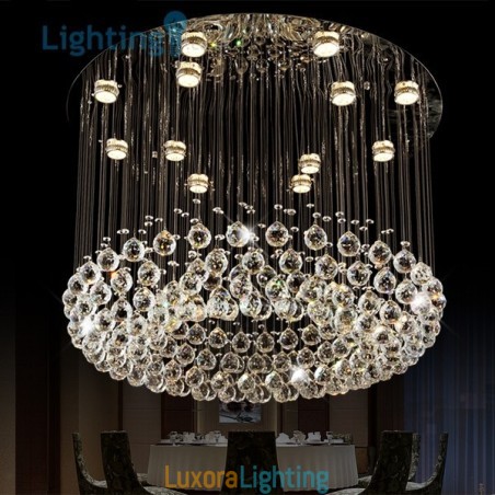 Designer Touch Decorative Crystal Chandelier Modern Bird Nest Luxury Duplex Ceiling Lamp