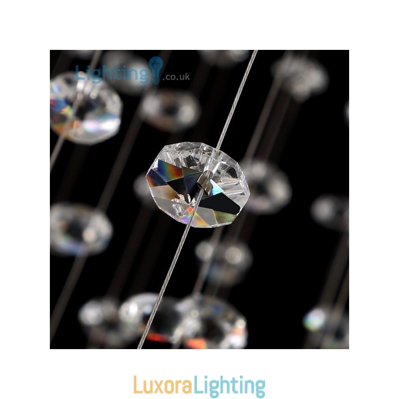 Designer Touch Decorative Crystal Chandelier Modern Bird Nest Luxury Duplex Ceiling Lamp